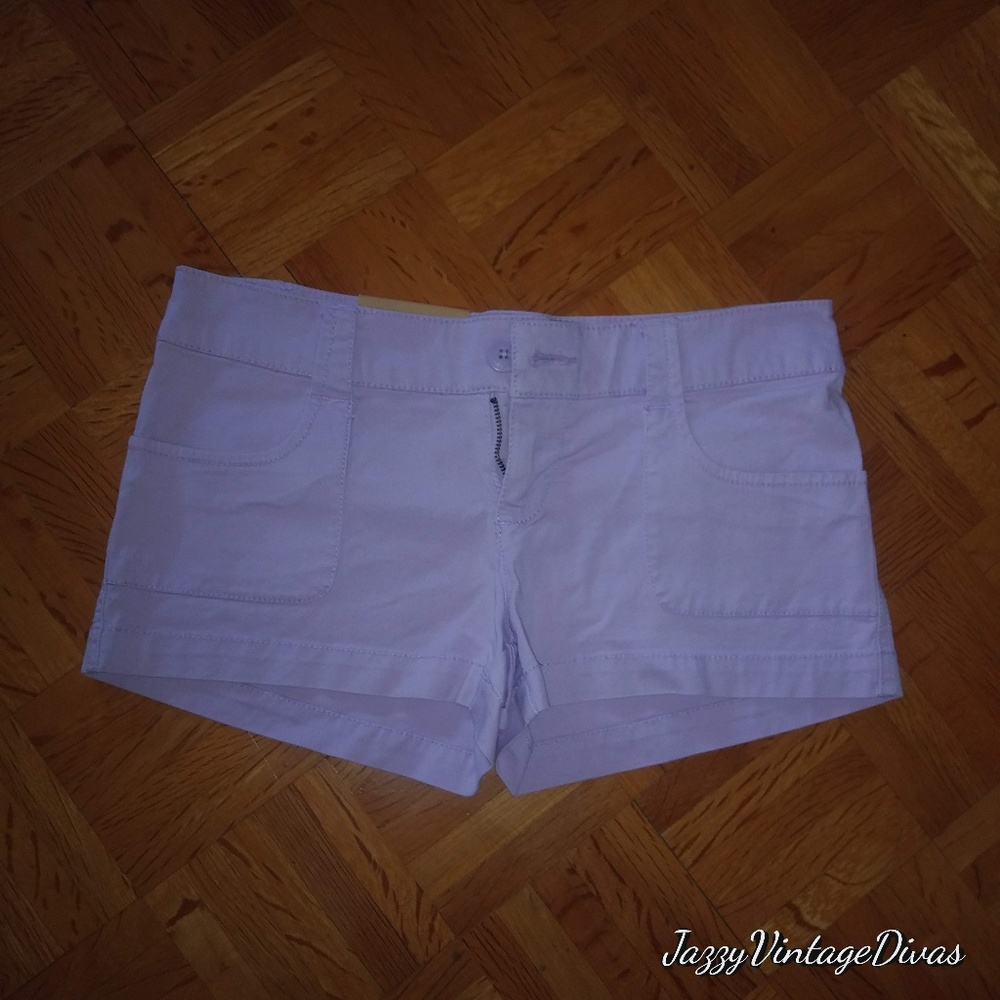 Mossimo Short Shorts Sz 3 FIT6 Lavender NWT #117